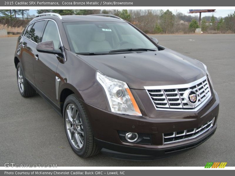 Cocoa Bronze Metallic / Shale/Brownstone 2015 Cadillac SRX Performance