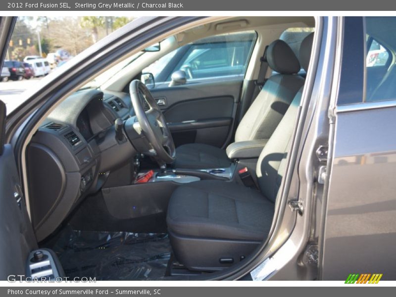 Sterling Grey Metallic / Charcoal Black 2012 Ford Fusion SEL