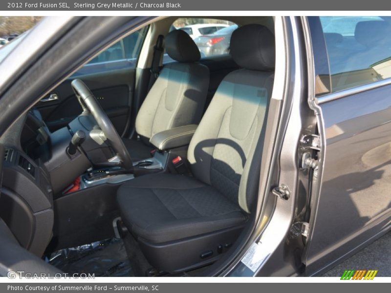 Sterling Grey Metallic / Charcoal Black 2012 Ford Fusion SEL