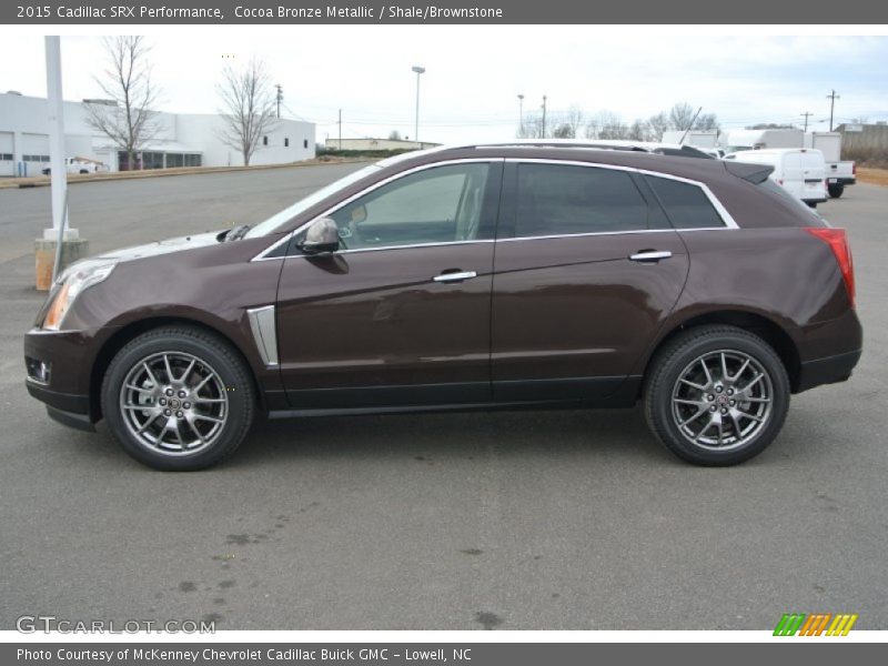 Cocoa Bronze Metallic / Shale/Brownstone 2015 Cadillac SRX Performance
