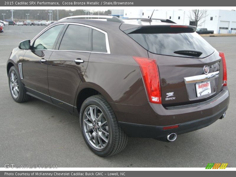 Cocoa Bronze Metallic / Shale/Brownstone 2015 Cadillac SRX Performance