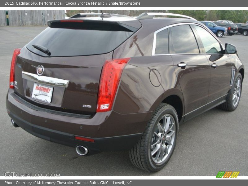 Cocoa Bronze Metallic / Shale/Brownstone 2015 Cadillac SRX Performance