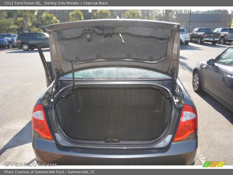 Sterling Grey Metallic / Charcoal Black 2012 Ford Fusion SEL