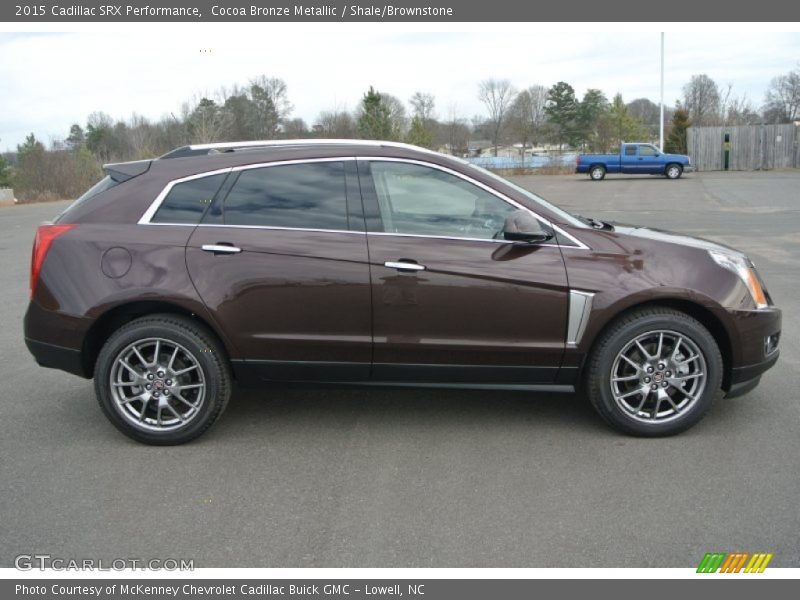 Cocoa Bronze Metallic / Shale/Brownstone 2015 Cadillac SRX Performance
