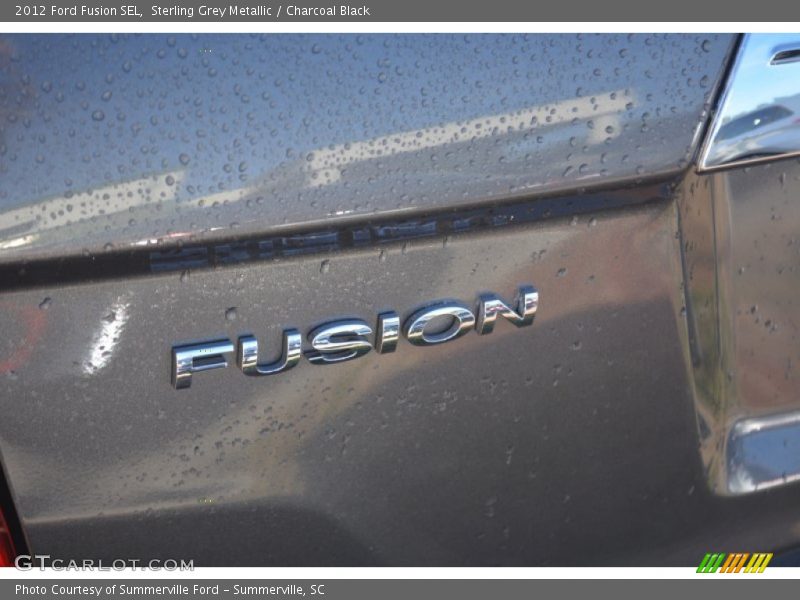 Sterling Grey Metallic / Charcoal Black 2012 Ford Fusion SEL