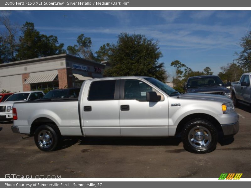 Silver Metallic / Medium/Dark Flint 2006 Ford F150 XLT SuperCrew