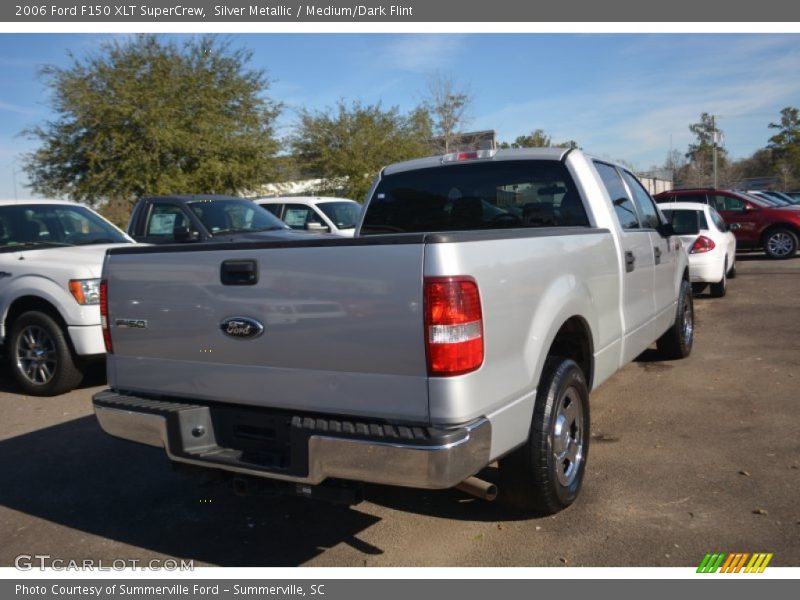 Silver Metallic / Medium/Dark Flint 2006 Ford F150 XLT SuperCrew