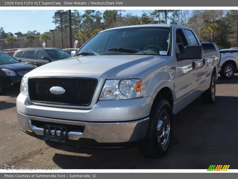 Silver Metallic / Medium/Dark Flint 2006 Ford F150 XLT SuperCrew