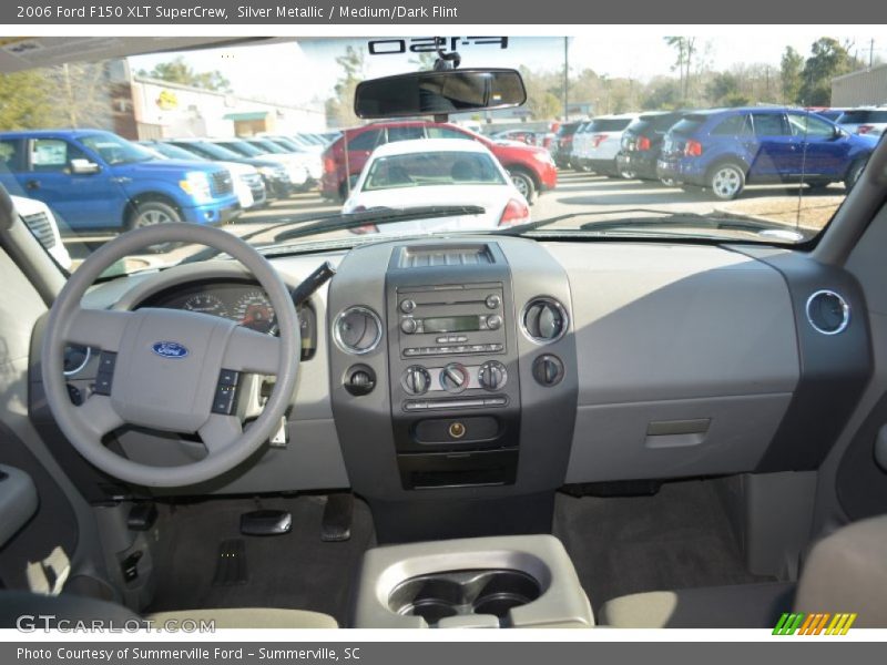 Silver Metallic / Medium/Dark Flint 2006 Ford F150 XLT SuperCrew