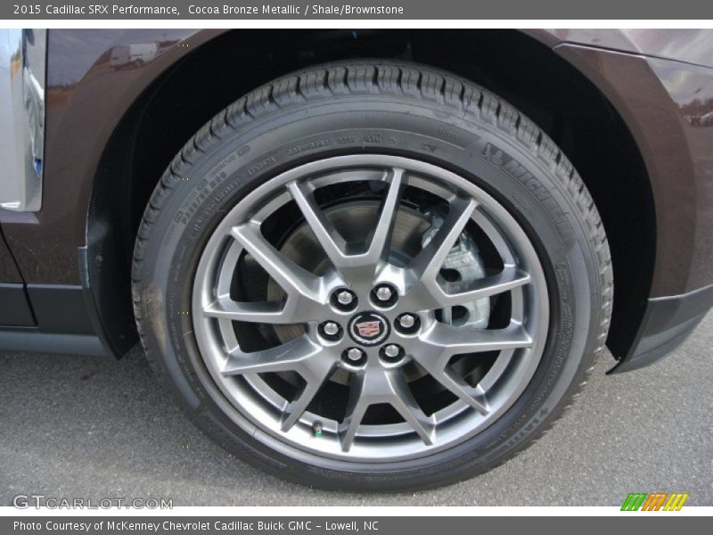 Cocoa Bronze Metallic / Shale/Brownstone 2015 Cadillac SRX Performance