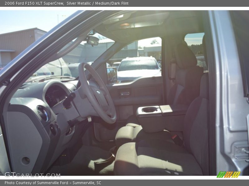Silver Metallic / Medium/Dark Flint 2006 Ford F150 XLT SuperCrew