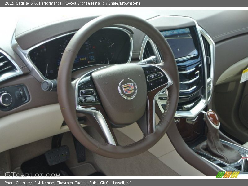 Cocoa Bronze Metallic / Shale/Brownstone 2015 Cadillac SRX Performance