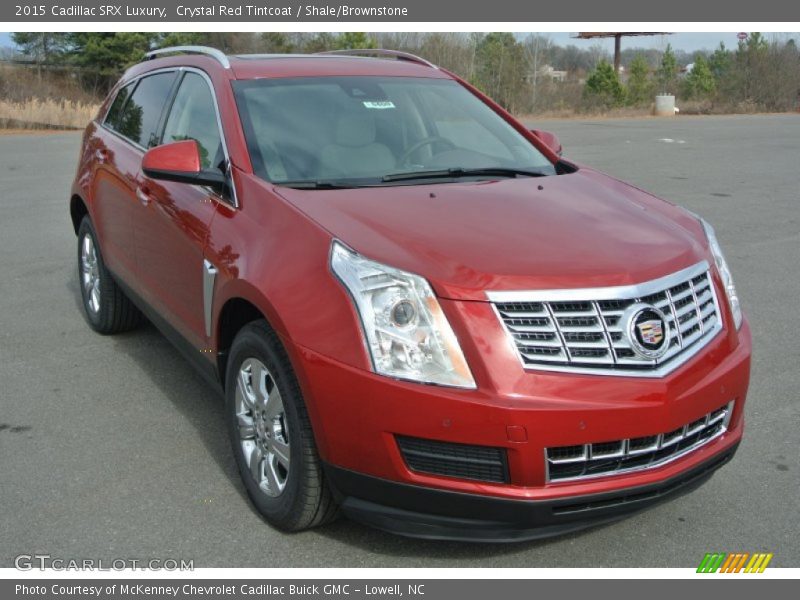 Crystal Red Tintcoat / Shale/Brownstone 2015 Cadillac SRX Luxury