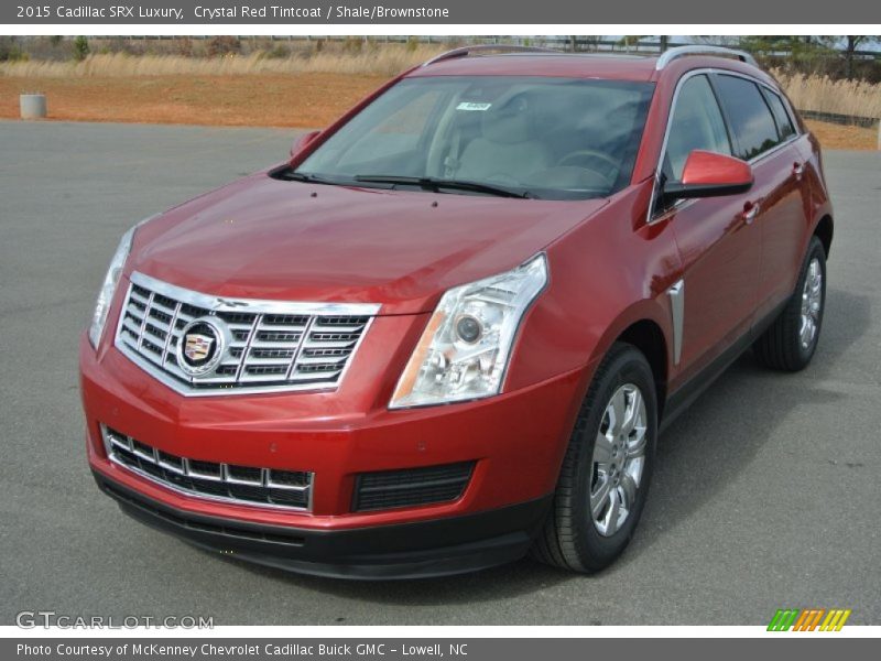 Crystal Red Tintcoat / Shale/Brownstone 2015 Cadillac SRX Luxury