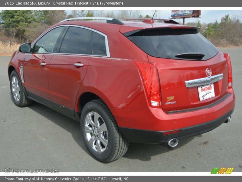 Crystal Red Tintcoat / Shale/Brownstone 2015 Cadillac SRX Luxury