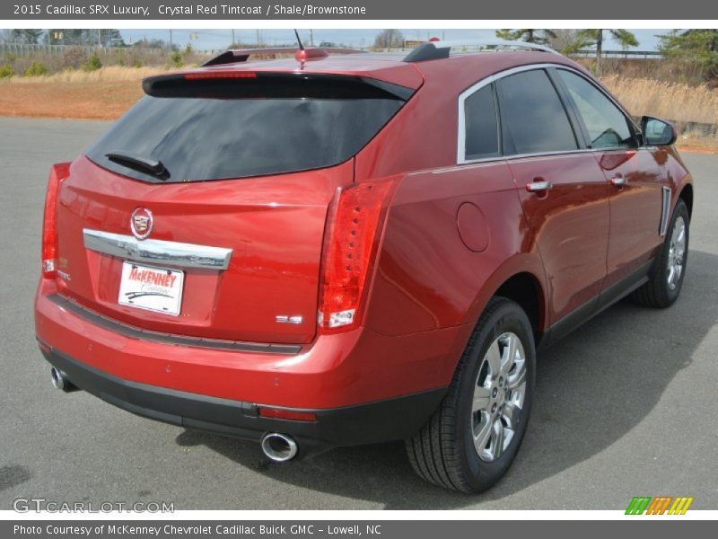 Crystal Red Tintcoat / Shale/Brownstone 2015 Cadillac SRX Luxury
