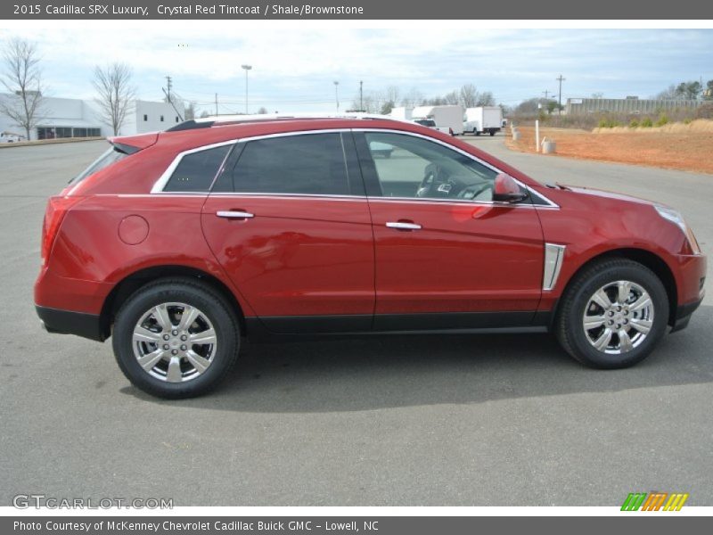 Crystal Red Tintcoat / Shale/Brownstone 2015 Cadillac SRX Luxury