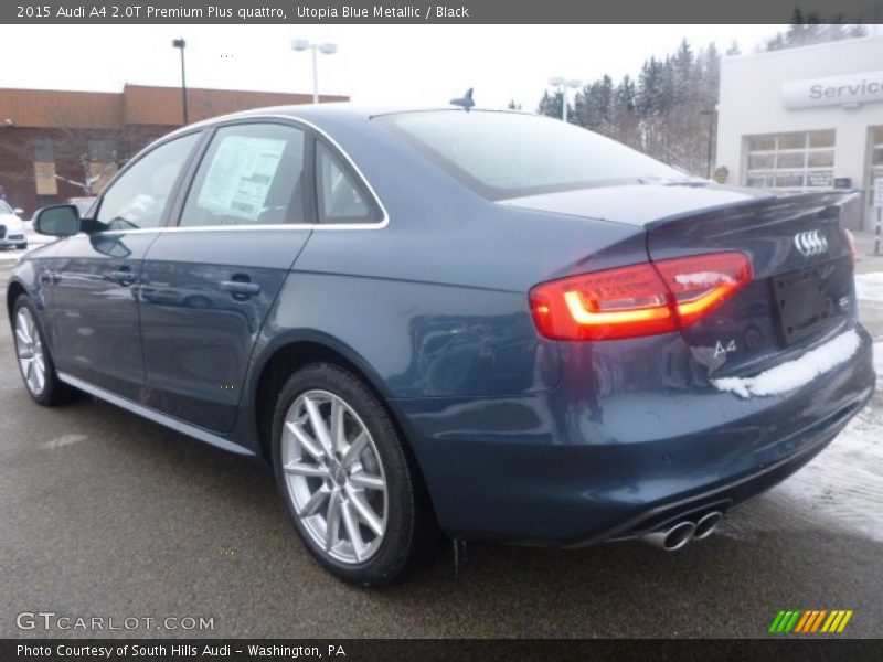 Utopia Blue Metallic / Black 2015 Audi A4 2.0T Premium Plus quattro