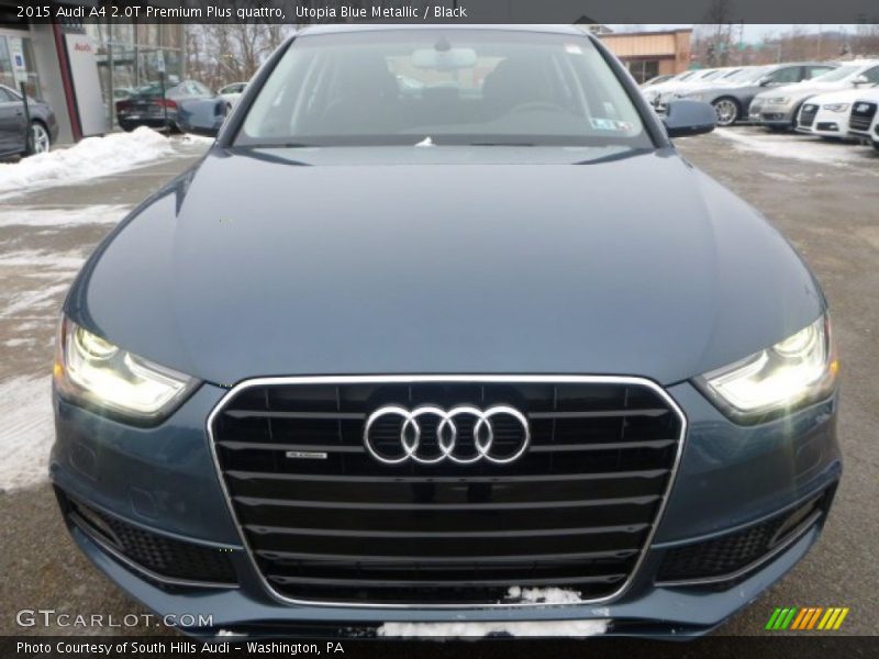 Utopia Blue Metallic / Black 2015 Audi A4 2.0T Premium Plus quattro