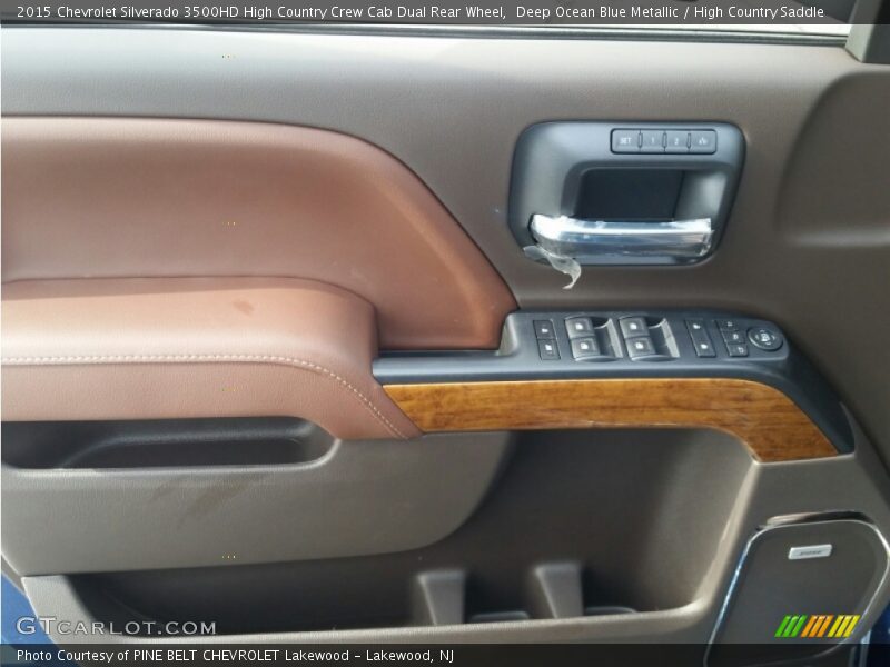 Door Panel of 2015 Silverado 3500HD High Country Crew Cab Dual Rear Wheel