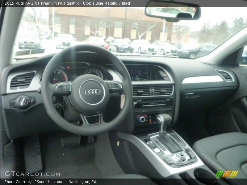 Utopia Blue Metallic / Black 2015 Audi A4 2.0T Premium Plus quattro