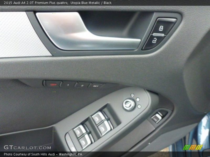 Utopia Blue Metallic / Black 2015 Audi A4 2.0T Premium Plus quattro