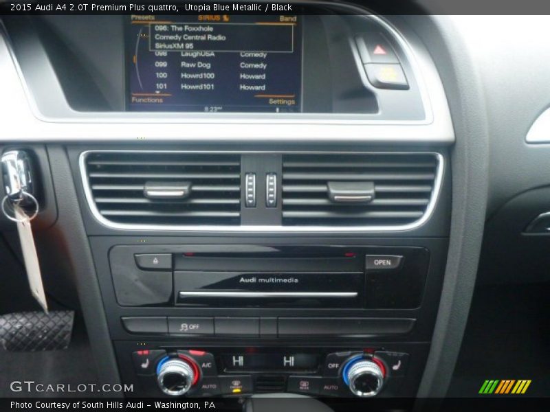 Utopia Blue Metallic / Black 2015 Audi A4 2.0T Premium Plus quattro