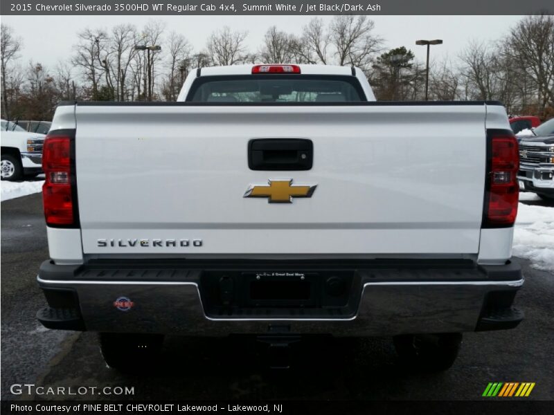 Summit White / Jet Black/Dark Ash 2015 Chevrolet Silverado 3500HD WT Regular Cab 4x4