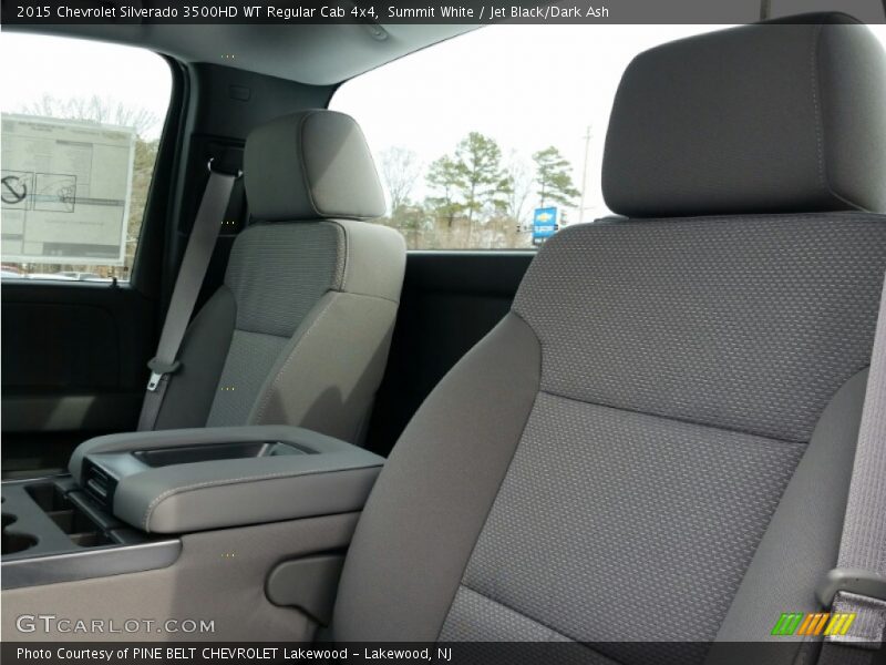 Summit White / Jet Black/Dark Ash 2015 Chevrolet Silverado 3500HD WT Regular Cab 4x4