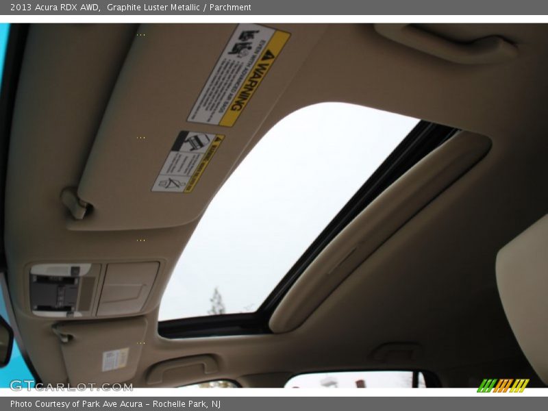 Graphite Luster Metallic / Parchment 2013 Acura RDX AWD