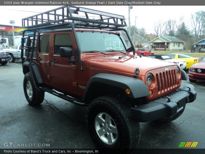 Front 3/4 View of 2009 Wrangler Unlimited Rubicon 4x4