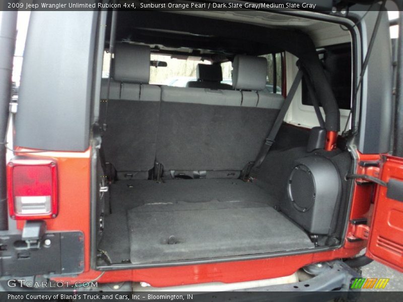 Sunburst Orange Pearl / Dark Slate Gray/Medium Slate Gray 2009 Jeep Wrangler Unlimited Rubicon 4x4