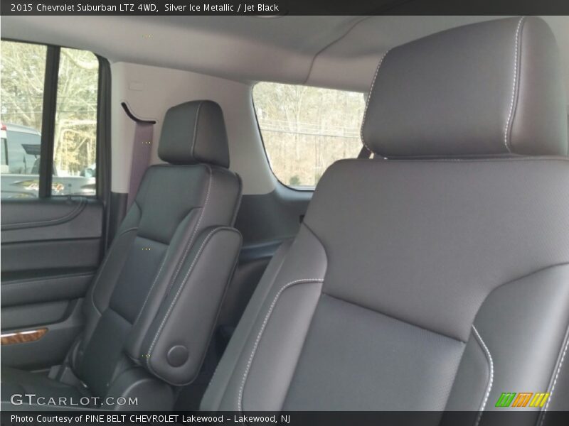 Silver Ice Metallic / Jet Black 2015 Chevrolet Suburban LTZ 4WD
