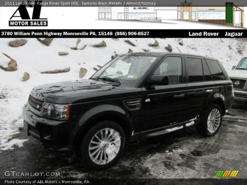 Santorini Black Metallic / Almond/Nutmeg 2011 Land Rover Range Rover Sport HSE