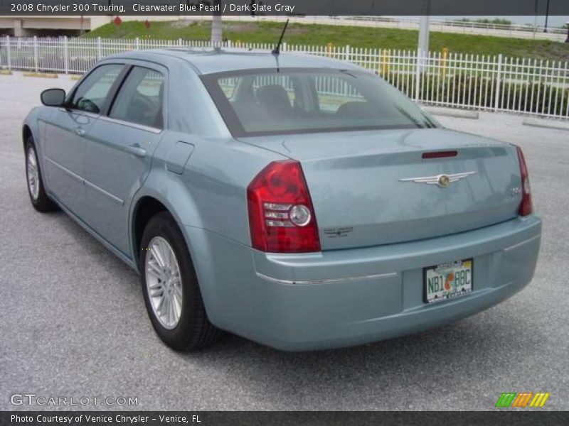Clearwater Blue Pearl / Dark Slate Gray 2008 Chrysler 300 Touring