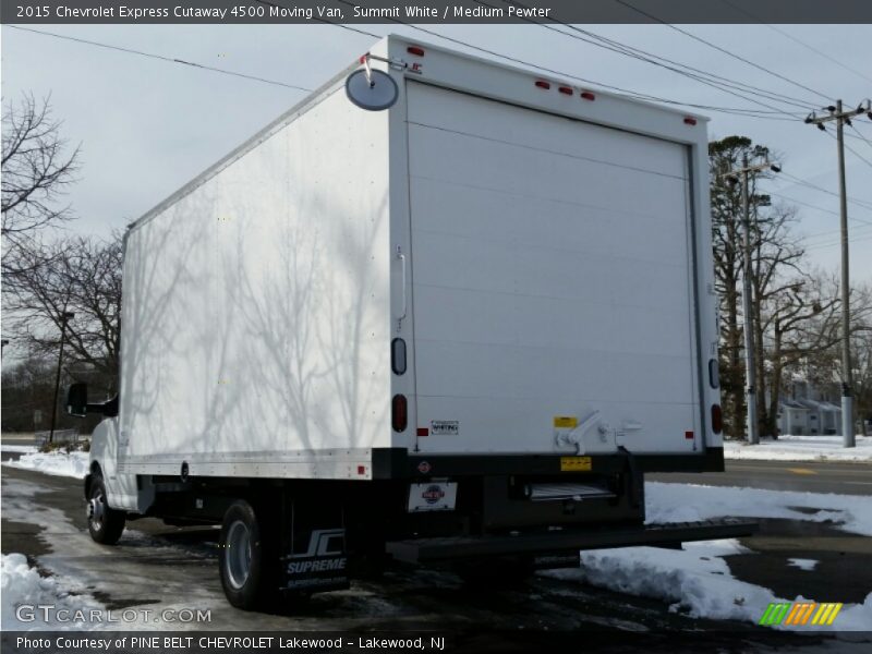 Summit White / Medium Pewter 2015 Chevrolet Express Cutaway 4500 Moving Van