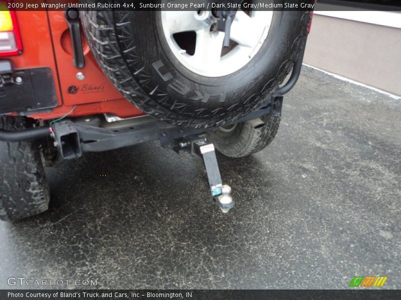 Sunburst Orange Pearl / Dark Slate Gray/Medium Slate Gray 2009 Jeep Wrangler Unlimited Rubicon 4x4
