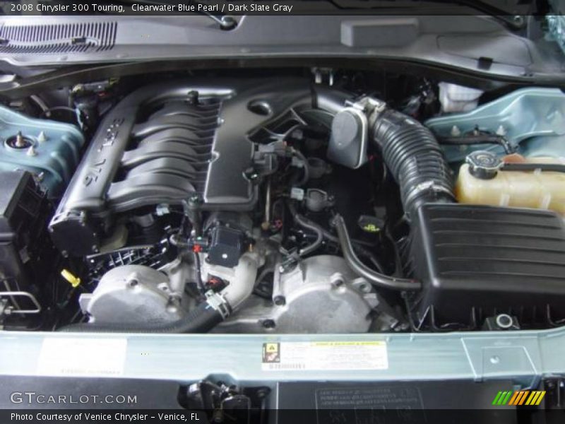 Clearwater Blue Pearl / Dark Slate Gray 2008 Chrysler 300 Touring
