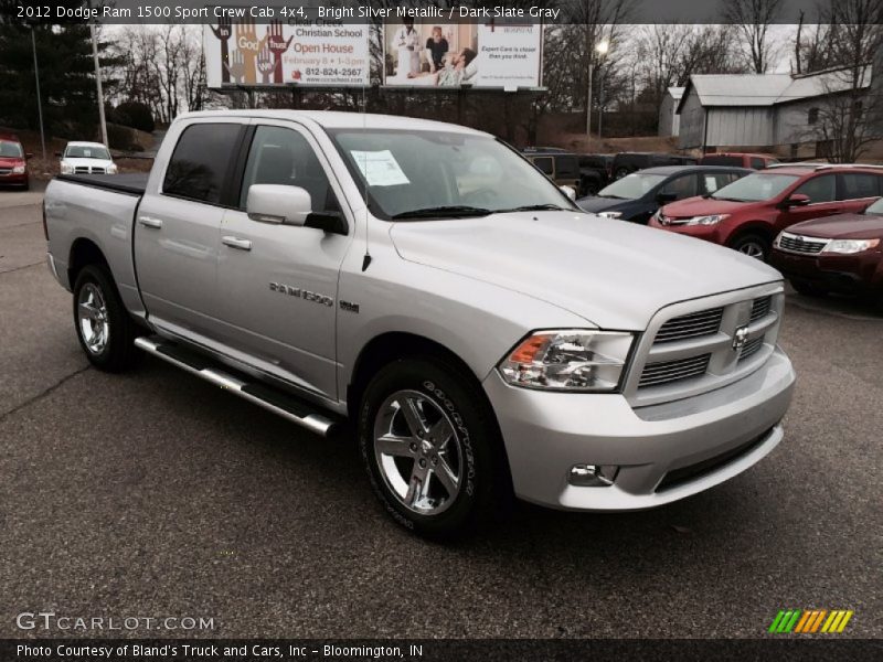 Bright Silver Metallic / Dark Slate Gray 2012 Dodge Ram 1500 Sport Crew Cab 4x4