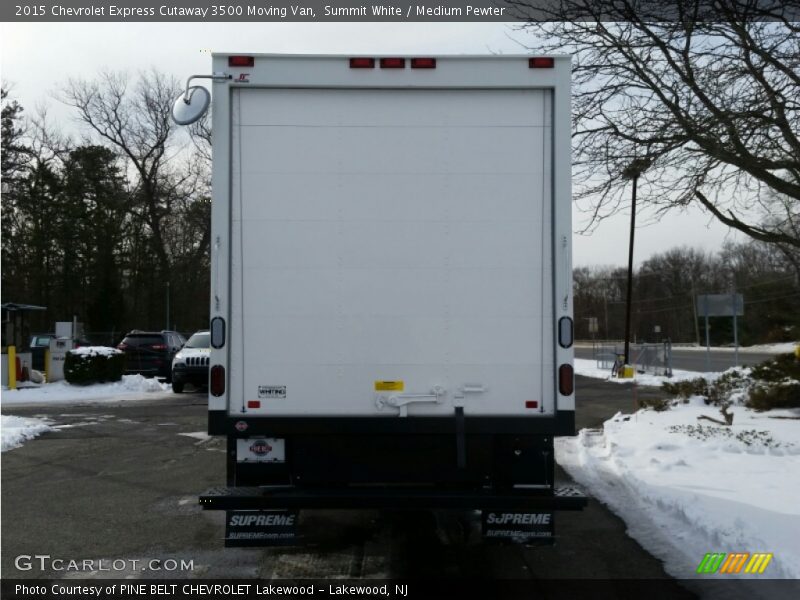 Summit White / Medium Pewter 2015 Chevrolet Express Cutaway 3500 Moving Van