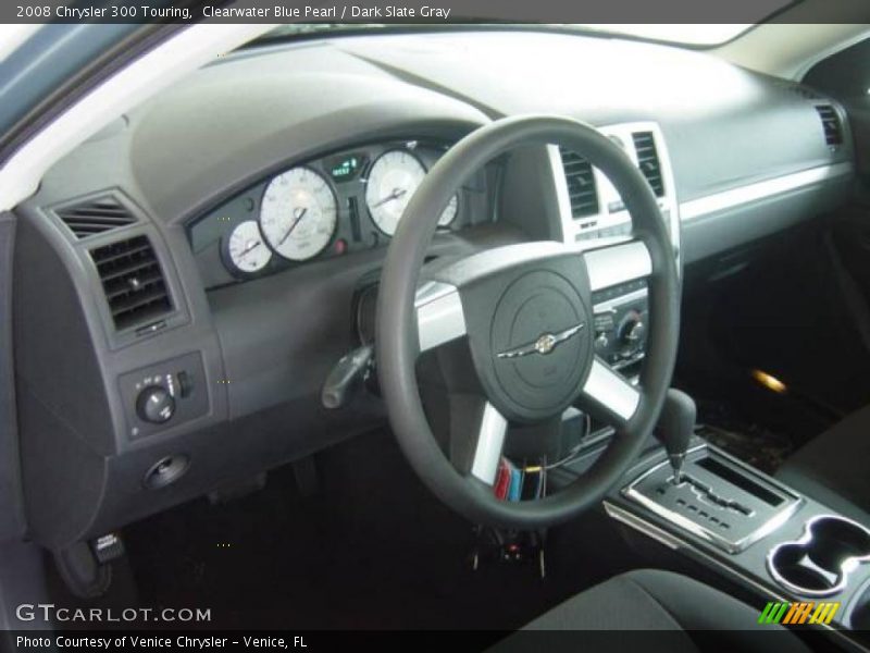 Clearwater Blue Pearl / Dark Slate Gray 2008 Chrysler 300 Touring