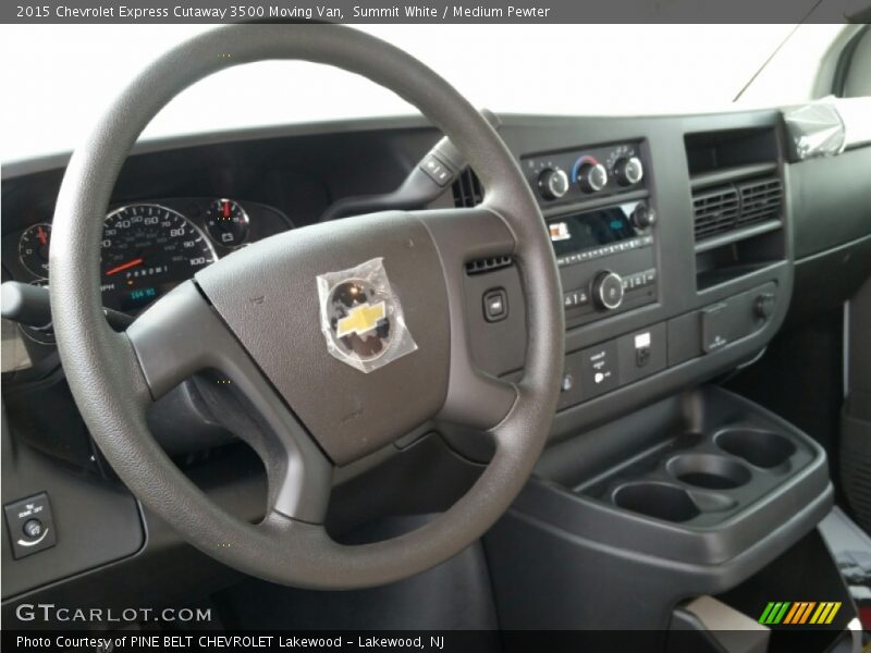 Summit White / Medium Pewter 2015 Chevrolet Express Cutaway 3500 Moving Van