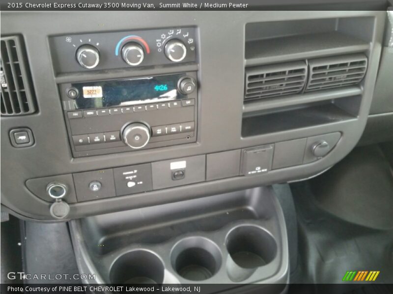 Summit White / Medium Pewter 2015 Chevrolet Express Cutaway 3500 Moving Van