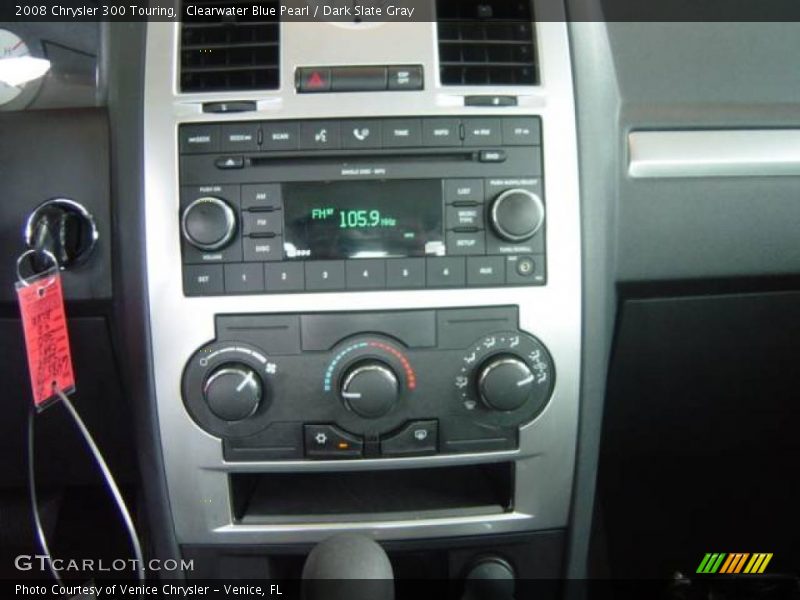 Clearwater Blue Pearl / Dark Slate Gray 2008 Chrysler 300 Touring