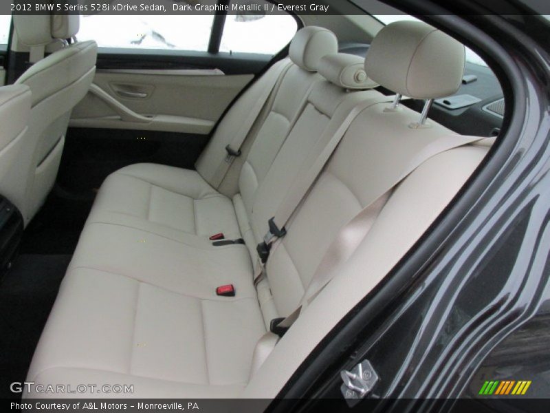 Rear Seat of 2012 5 Series 528i xDrive Sedan