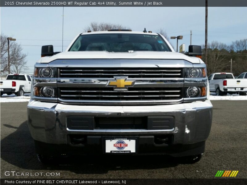 Summit White / Jet Black 2015 Chevrolet Silverado 2500HD WT Regular Cab 4x4 Utility