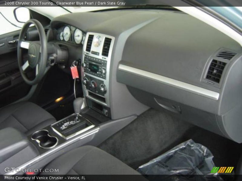 Clearwater Blue Pearl / Dark Slate Gray 2008 Chrysler 300 Touring