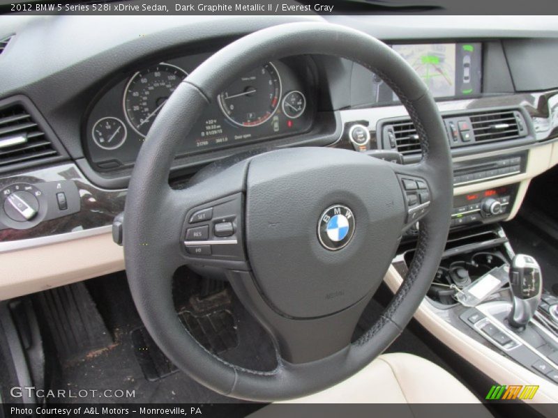  2012 5 Series 528i xDrive Sedan Steering Wheel