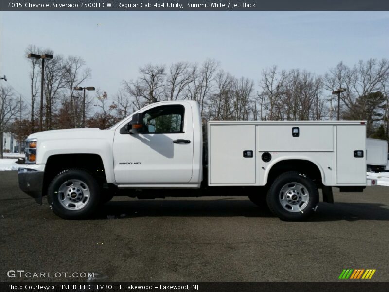 Summit White / Jet Black 2015 Chevrolet Silverado 2500HD WT Regular Cab 4x4 Utility