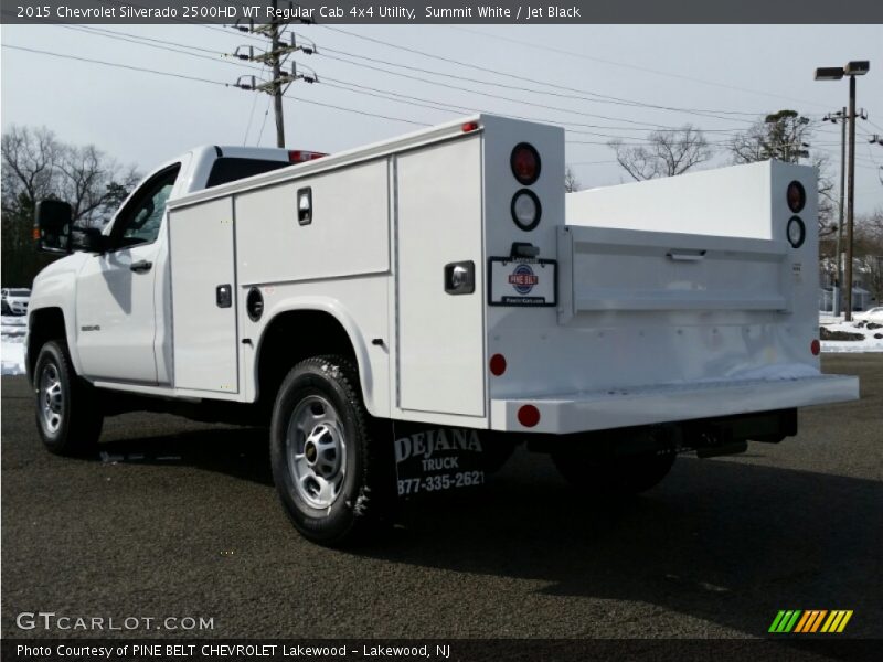 Summit White / Jet Black 2015 Chevrolet Silverado 2500HD WT Regular Cab 4x4 Utility